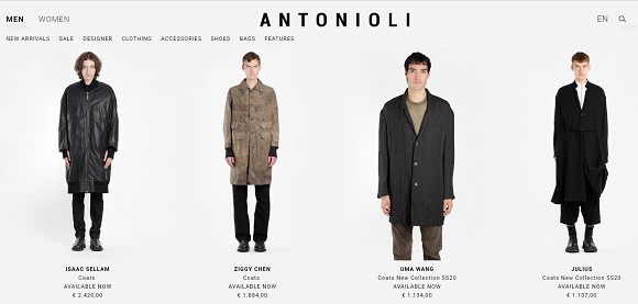 ANTONIOLI 割引クーポン