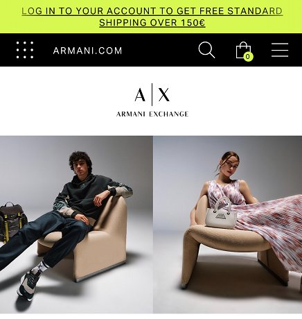 ArmaniExchange rabattkoder