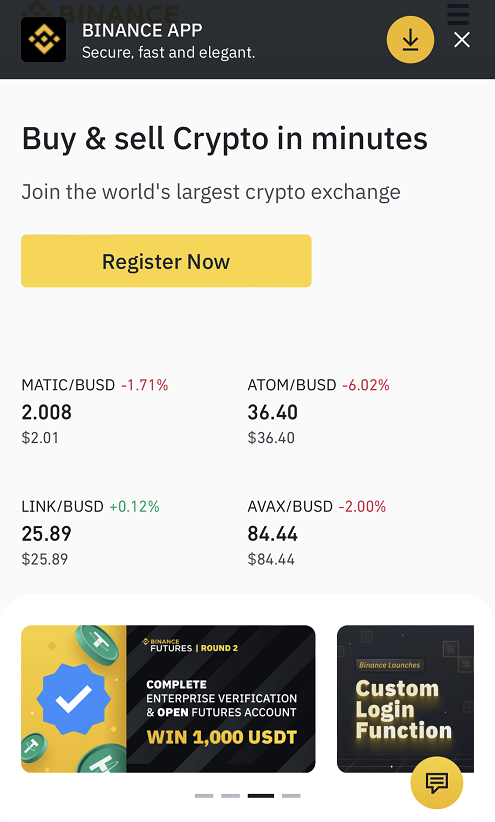 معرف الإحالة Binance 22039869