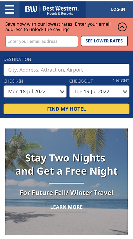 BESTWESTERN.COM Coupon Code