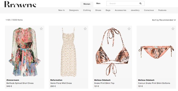 BrownsFashion Koda bona