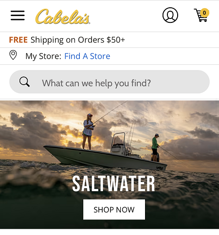 Kode za popust Cabelas
