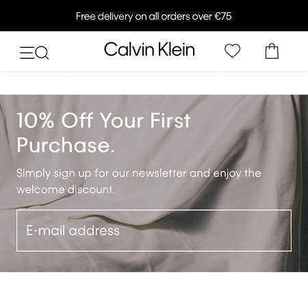 Codici Sconto Calvin Klein