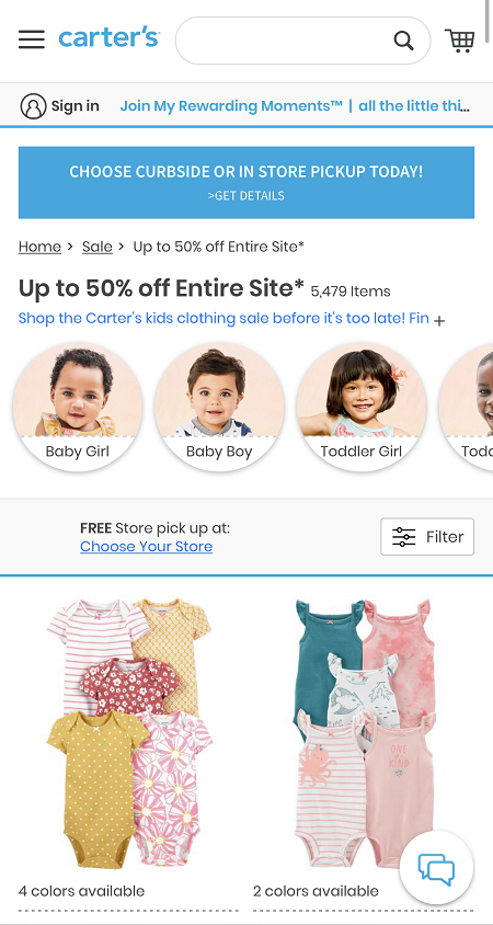 CARTERS.COM Promo Code