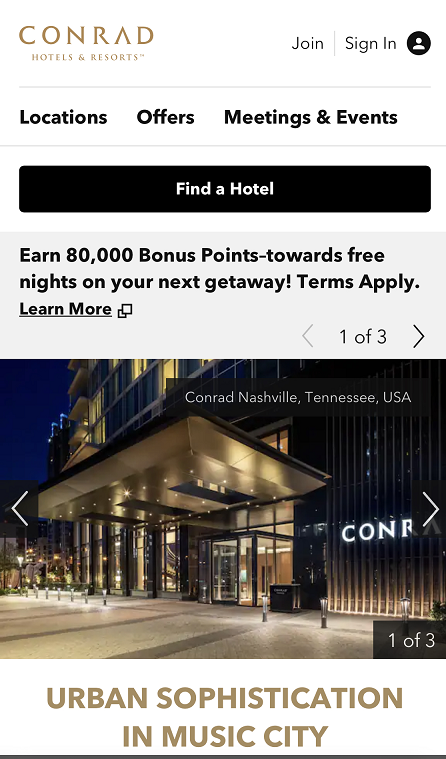 CONRADHOTELS.COM Coupon