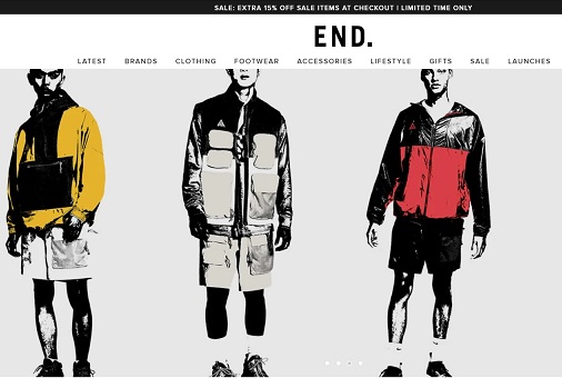 ENDCLOTHING Tarjouskoodi