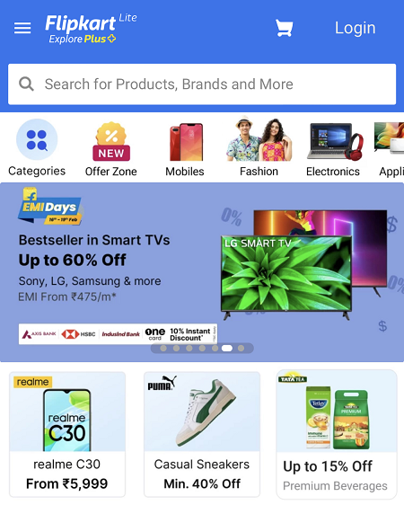 Flipkart ფასდაკლების კოდები