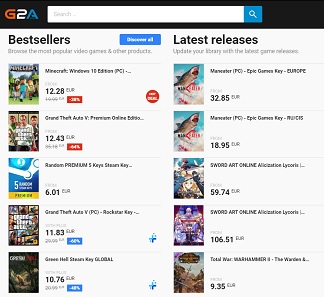 G2A 유효한 쿠폰 코드