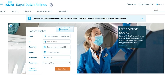 KLM Código de promoción