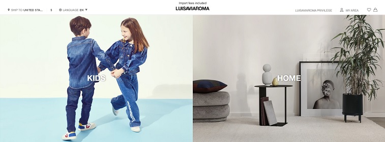 LUISAVIAROMA 할인 코드