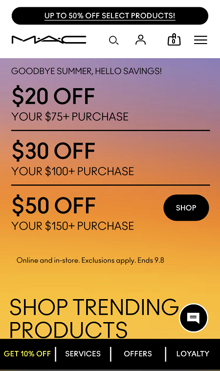 Code promo MAC Cosmetics