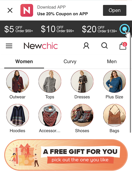 NewChic-alennuskoodit