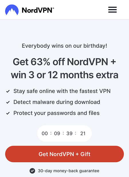 NordVPN-alennuskoodit