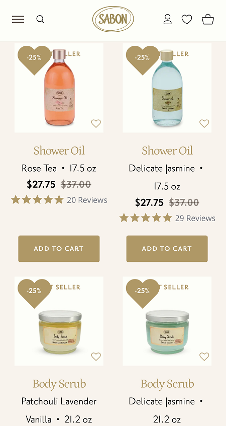 Sabon Discount Code