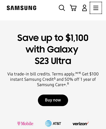 Samsungin alennuskoodit