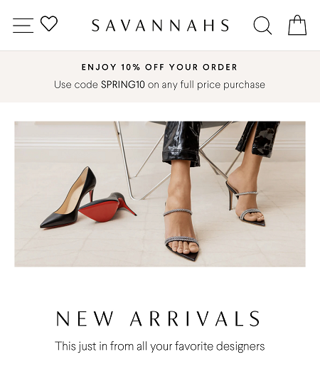 Savannahs Discount Codes