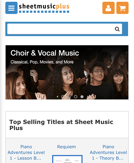 รหัสส่วนลด SheetMusicPlus