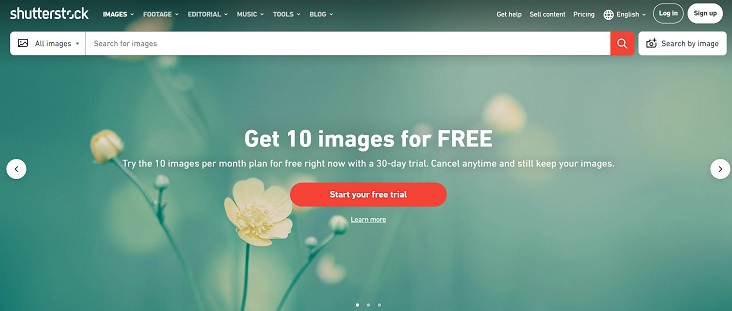 Shutterstock الرمز الترويجي اليوم