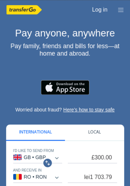 TransferGo Brasil Referral Code