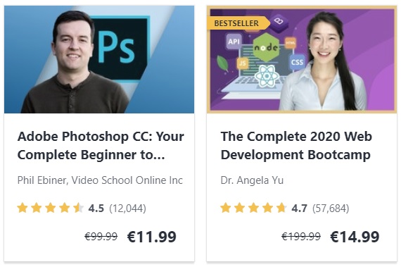 UDEMY Código promocional