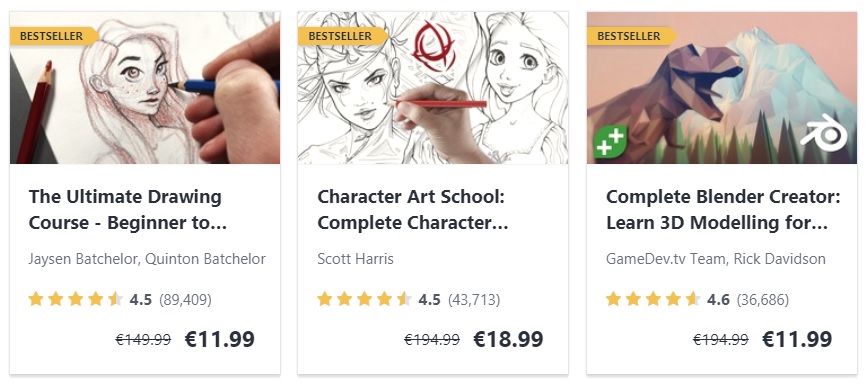 UDEMY Cursussen promotionele kortingsbon