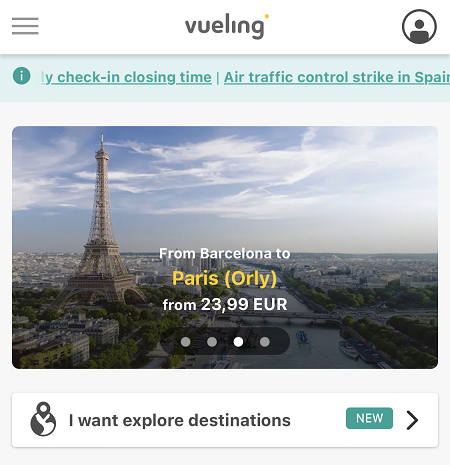 Коды скидок Vueling