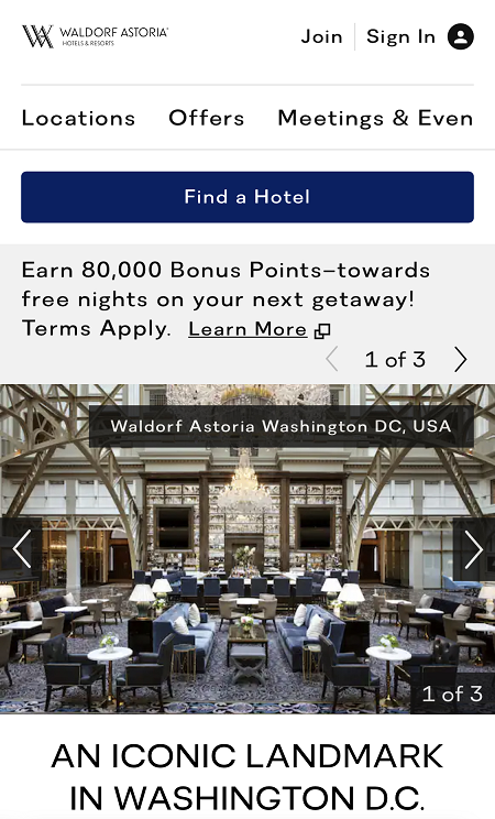 WALDORFASTORIA.COM Promotional Code