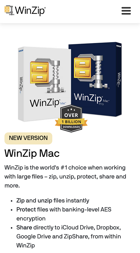 קוד הנחה של WinZip