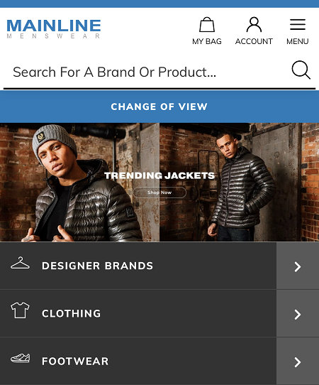 รหัสส่วนลด mainlinemenswear